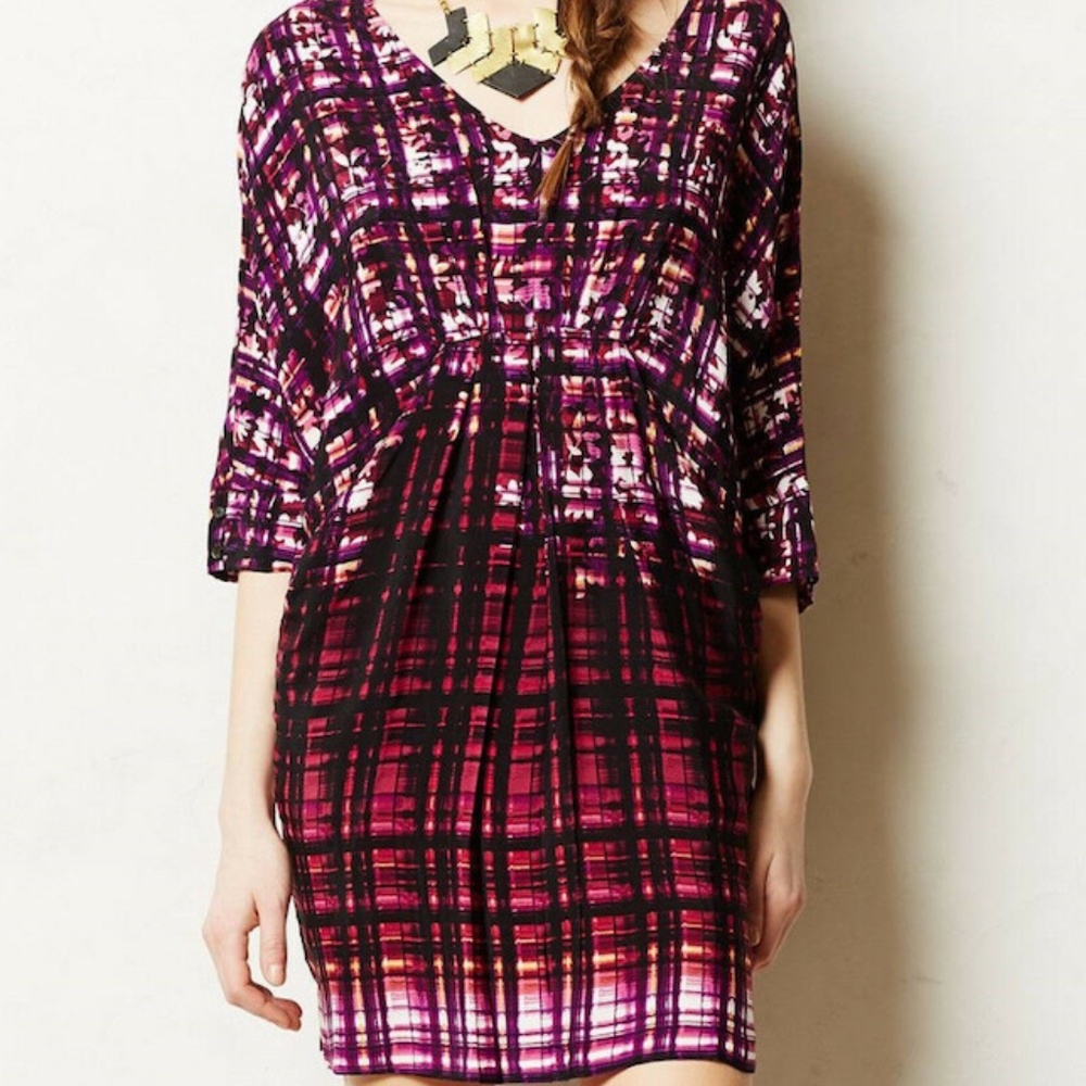 MAEVE by ANTHROPOLOGIE Petal Palette Dress XSP
